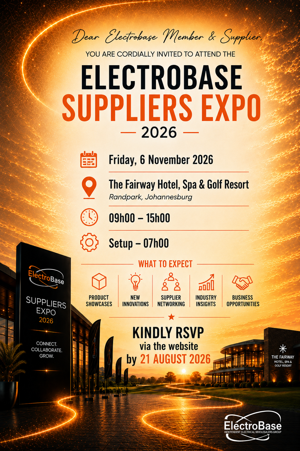 Suppliers Expo Invitation