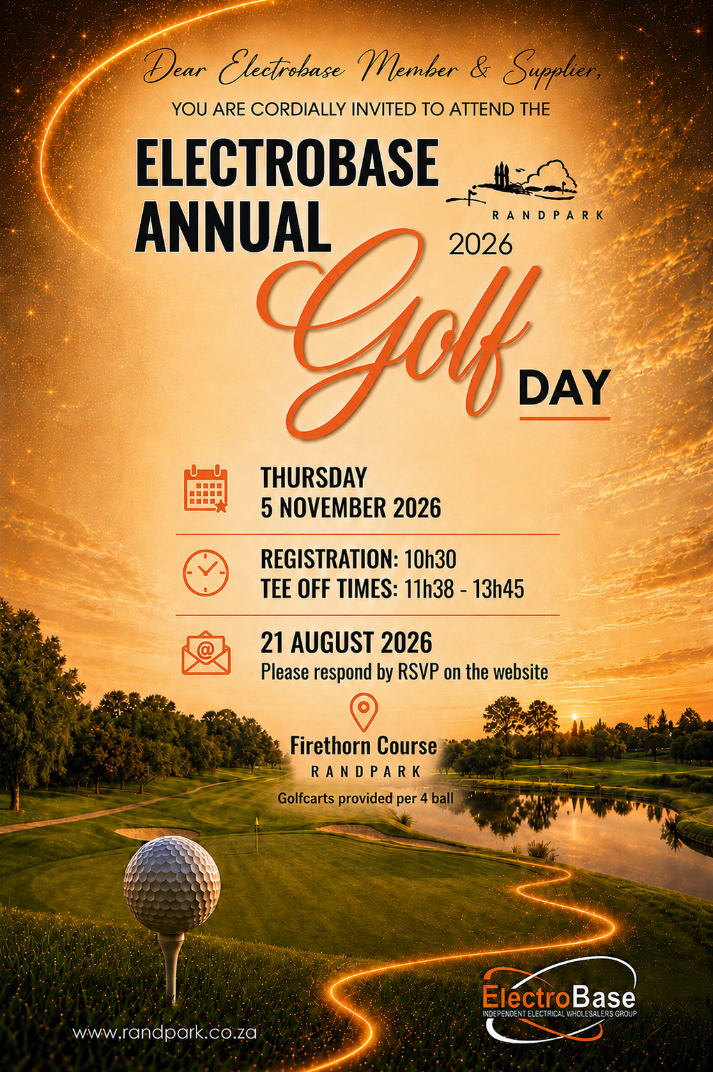 Golf Day Invitation